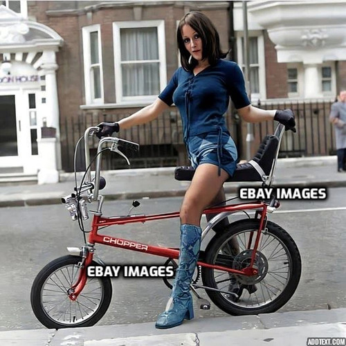 Raleigh chopper mk1 with s - chopper, 70's