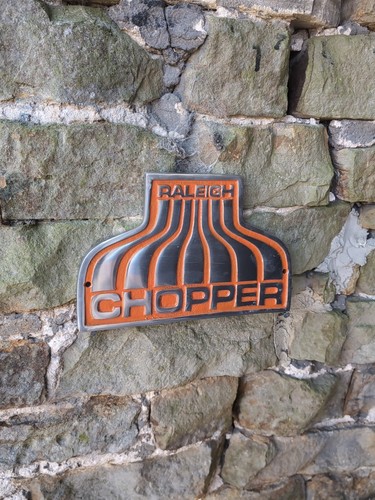 Raleigh chopper sign orange - raleigh,